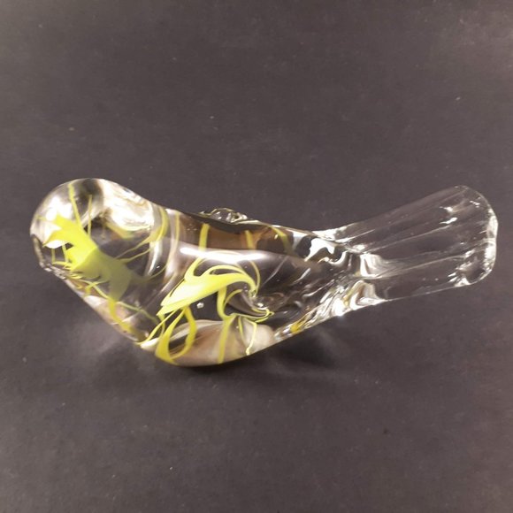 Vintage large bird glass paperweight/figurine - Picture 7 of 8